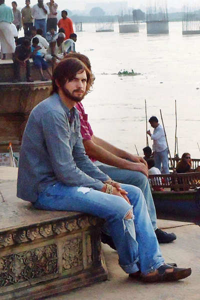 Ashton Kutcher in Vrindavan
