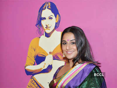 Vidya at Viveek Sharma exhibition