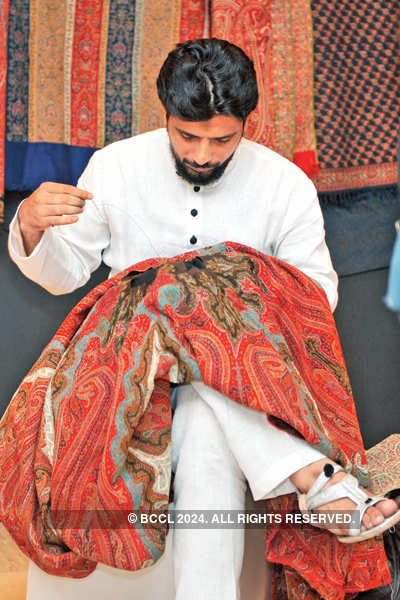 Ekta's show on shawls?