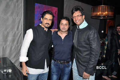 Sanjay Suri, Sunil Lulla and Javed Jaffrey during the launch of Pradeep ...