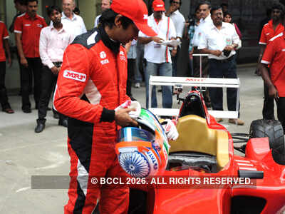 Narain Karthikeyan @ Buddh International Circuit