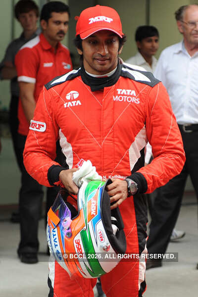 Narain Karthikeyan @ Buddh International Circuit