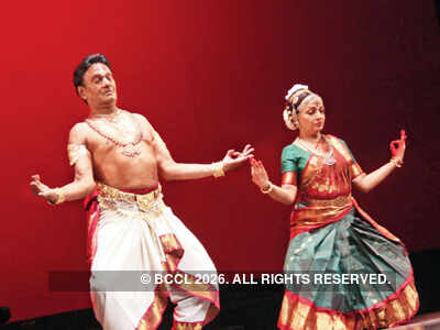 Raja and Radha Reddy during the Parampara festival, held in Delhi