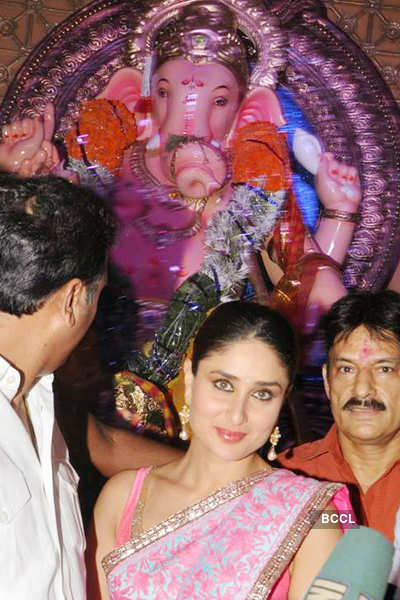 Kareena, Madhur @ Ganesh mandal