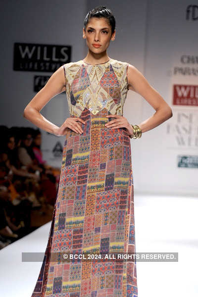 Designer Charu Parashar on Day 5 of Wills Lifestyle India Fashion Week ...
