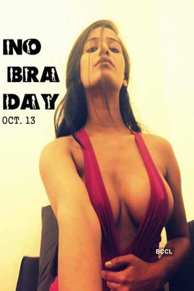 Poonam celebrates 'No Bra Day'