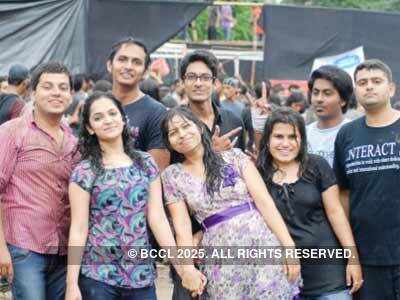 Rain dance at Bishop Cotton School