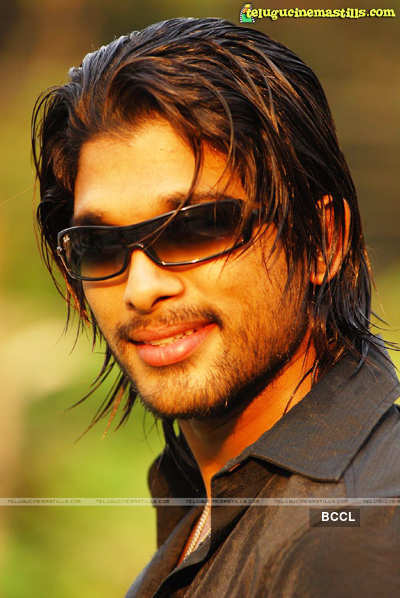 Allu Arjun gets clicked during a photoshoot