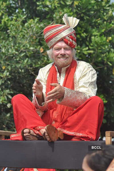Richard Branson in Mumbai