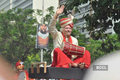 Richard Branson in Mumbai