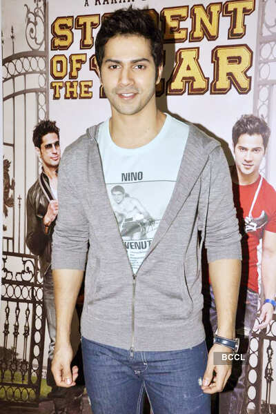 Varun Dhawan During An Event To Meet Winners Of