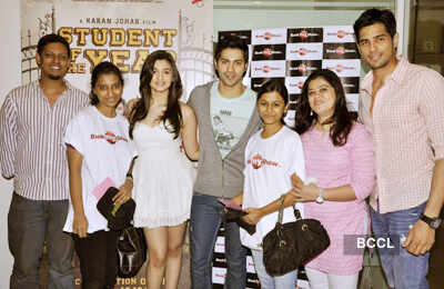 'SOTY' cast meet contest winners