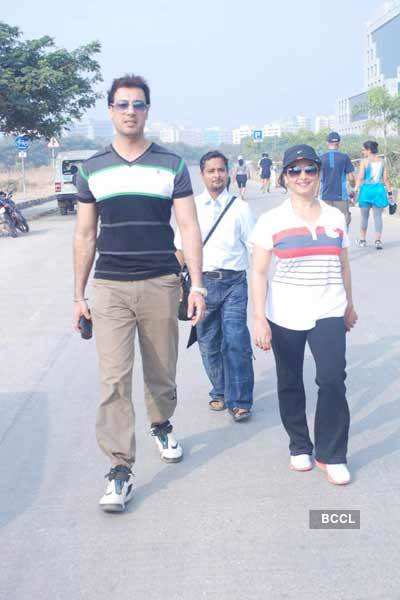 Kunal Kapoor at Max Bupa marathon