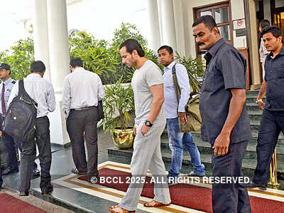 Saif shoots for 'Bullet Raja'
