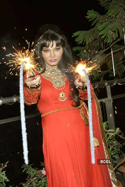 Rakhi Sawant celebrates Diwali