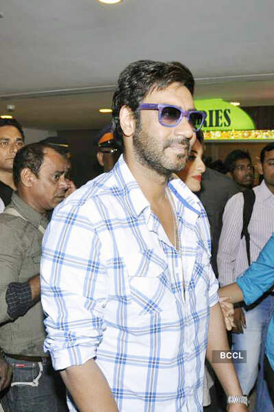 Ajay, Sona @ 'SOS' promotion