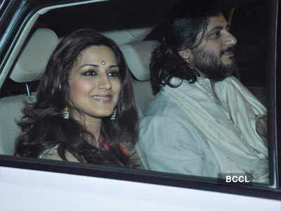 Celebs at Big B's Diwali party