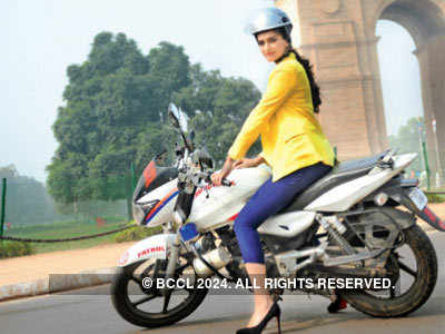 Sonam Kapoor turns biker