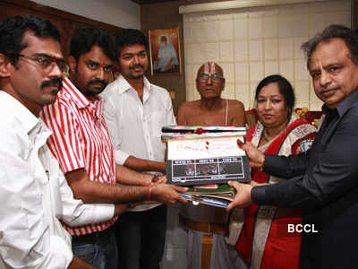 Vijay's new film pooja ceremony