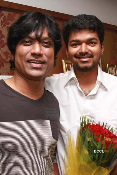 Vijay's new film pooja ceremony