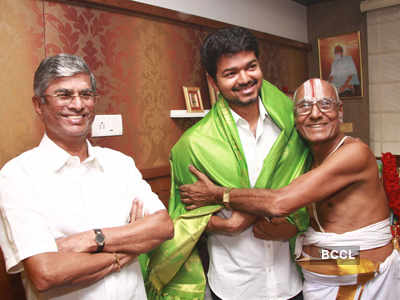 Vijay's new film pooja ceremony