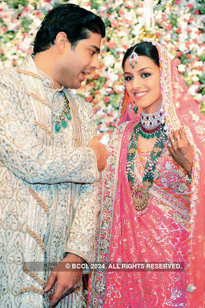 Alkesh and Raakhe's wedding ceremony