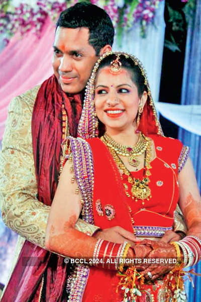 Gaurav and Neha's wedding reception