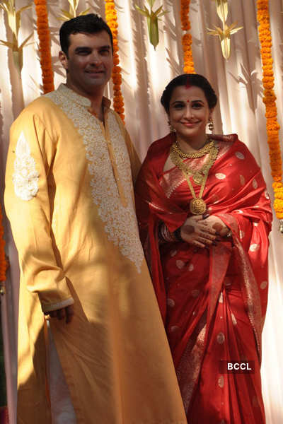 Vidya, Siddharth tie the knot