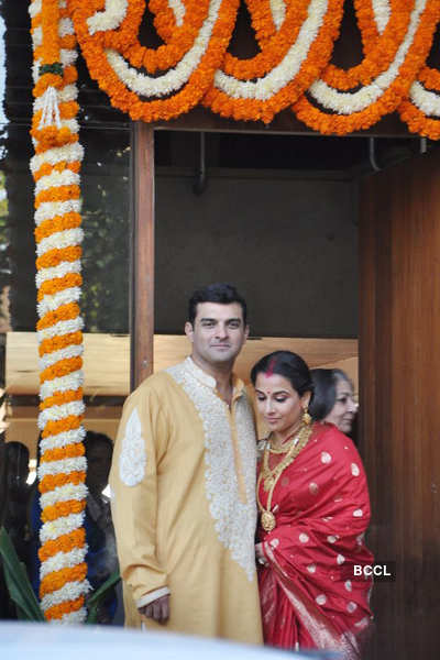 Vidya, Siddharth tie the knot