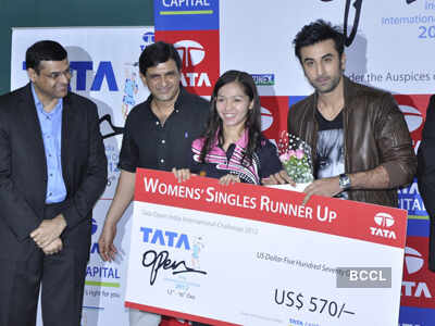 Ranbir Kapoor @ Tata Open 2012