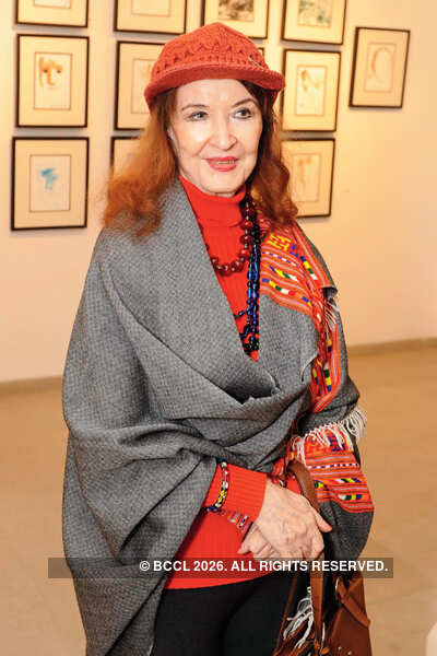 Javed's arty Delhi visit