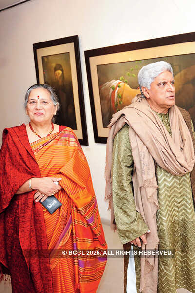 Javed's arty Delhi visit