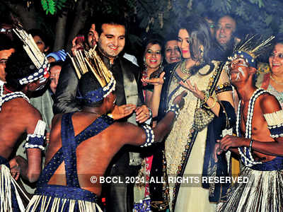 Nayan and Kashish's pre-wedding party