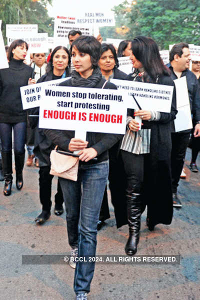 Fashion frat's silent march against rape
