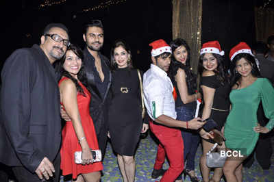 Celebs @ Raell's christmas party