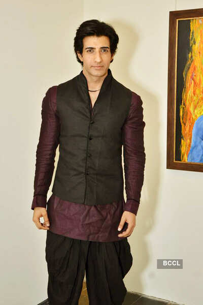 Bharat Tripathi's art exhibition