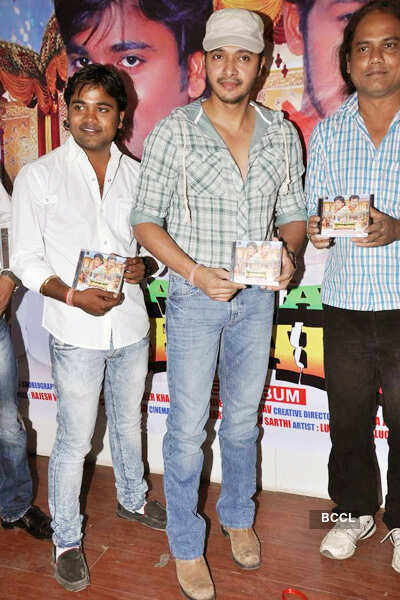 Shreyas spotted @ music launch