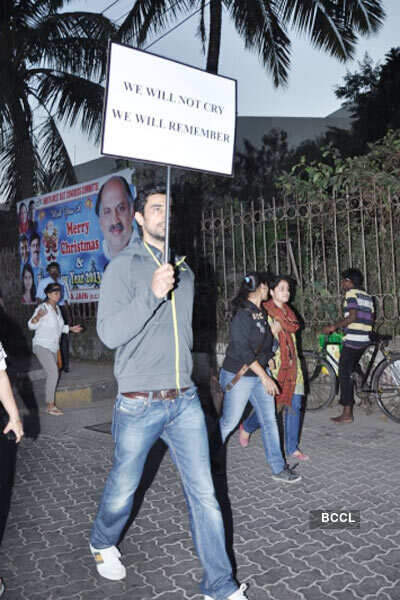 B-Town celebs at peace march