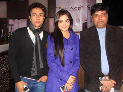 Adhyayan, Ragini @ movie promotion