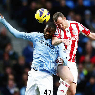 Manchester City end Stoke run with 3-0 win