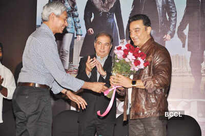 Kamal, Pooja @ 'Vishwaroop' meet
