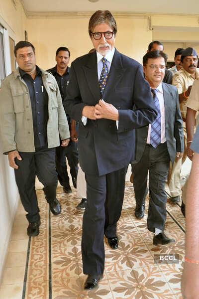 Big B at University event