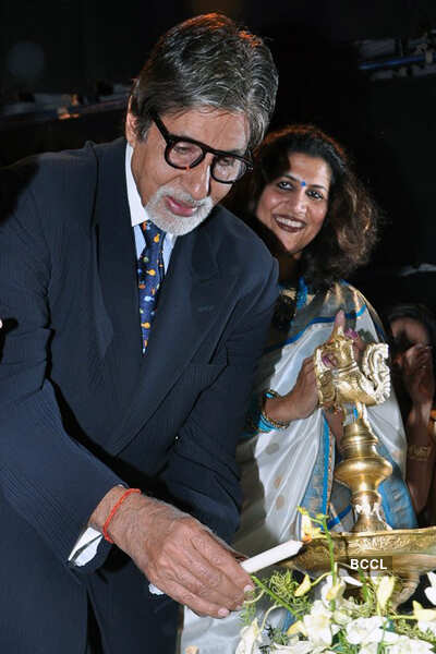 Big B at University event