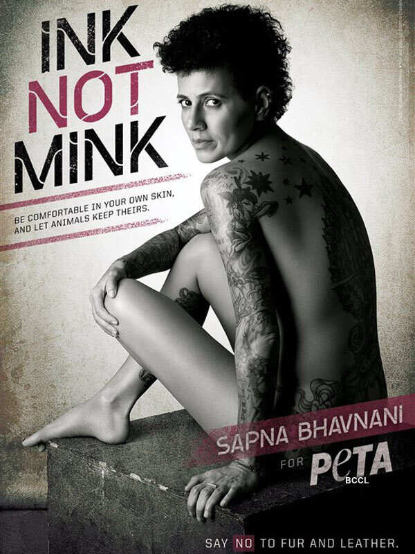 Celebs pose for PETA