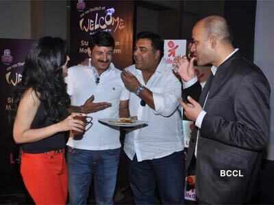 Celebs at a TV show launch