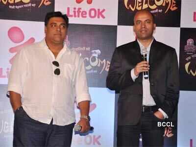 Celebs at a TV show launch