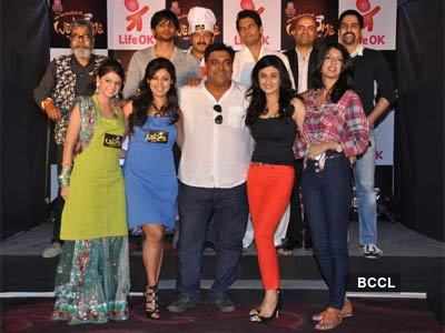 Celebs at a TV show launch
