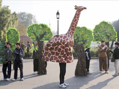 Republic Day parade rehearsal