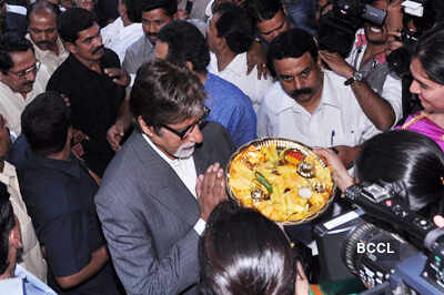 Big B at campaign launch