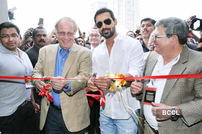 John Abraham at motor show